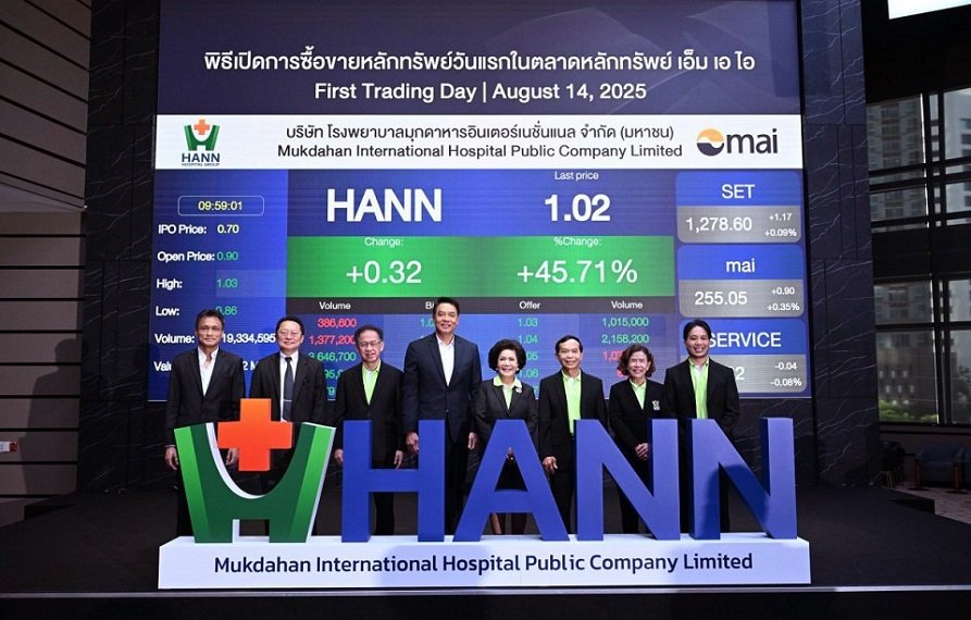 Bangkok Business PR News HANN Stock Surges on Debut as Hospital Chain Eyes