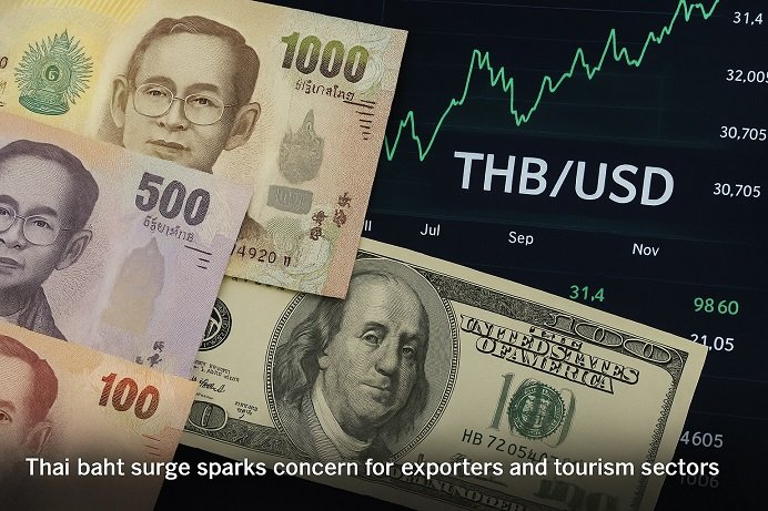Bangkok Business News Strong Baht Deals Blow to Thai Exports and Tourism Earnings