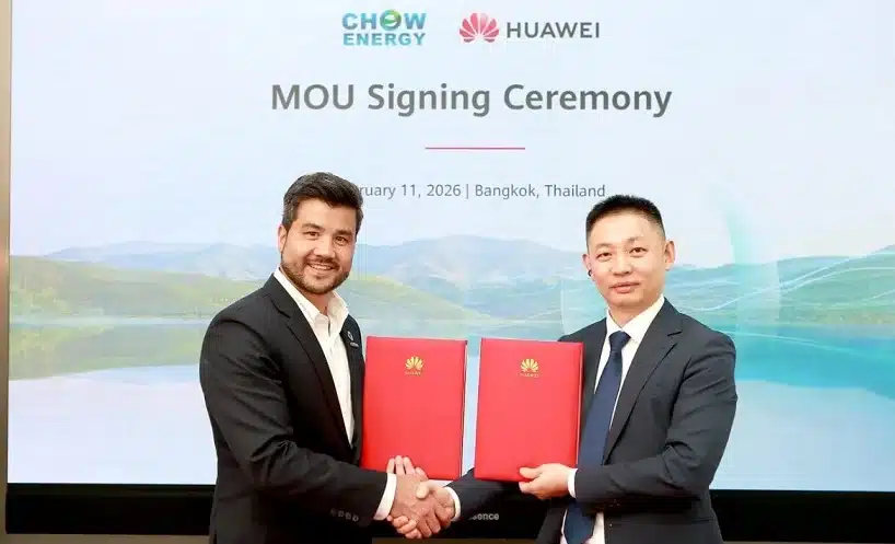 Bangkok Business PR News Huawei Chow Energy Unite for 100MW Solar Push