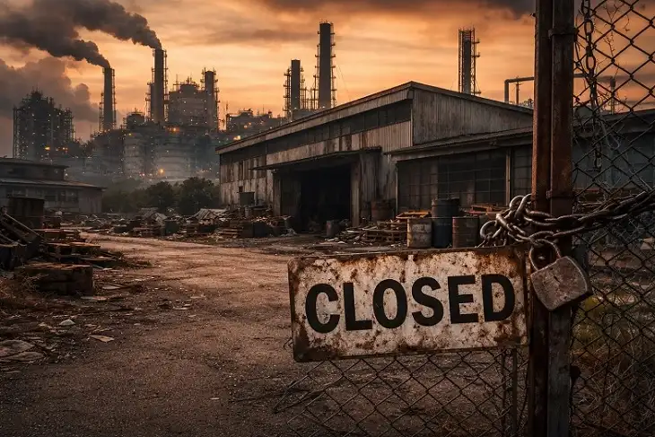 Bangkok Business News Thai Factory Shutdowns Surge as Economic Strains Deepen