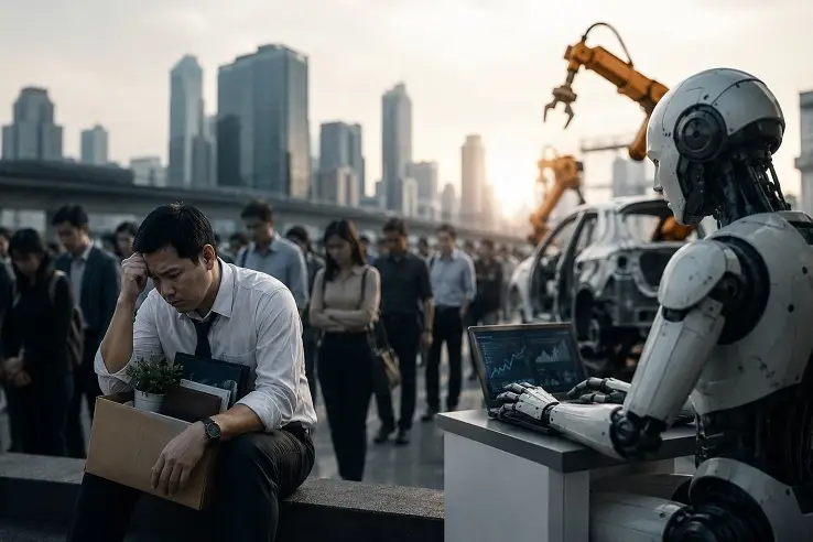 Bangkok Business News Thailand Unemployment Rate Surges As AI Job Threat Grows