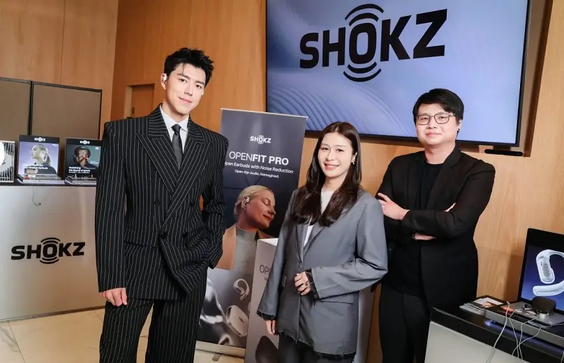 Bangkok Business PR News SHOKZ Storms Thailand Wearable Audio Market With Nai Napat As Brand Ambassador