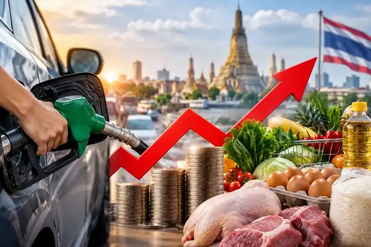 Bangkok Business News Thai Inflation Jumps to Three Month High on Fuel Food