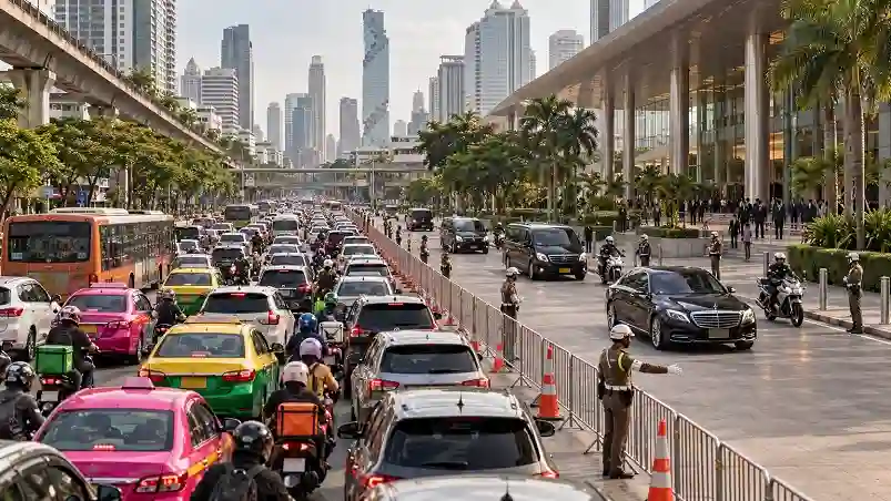 Bangkok Business News Bangkok s 9 Billion Baht Finance Mega Summit Sparks Traffic Chaos